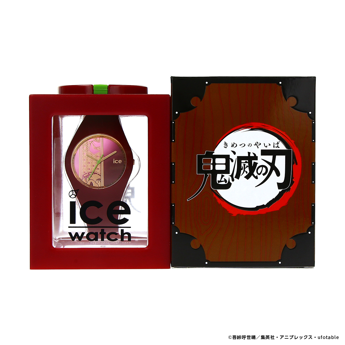 テレビアニメ「鬼滅の刃(きめつのやいば)」との限定コラボレーションウォッチ 竈門炭治郎モデル かまどねづこ グッズ